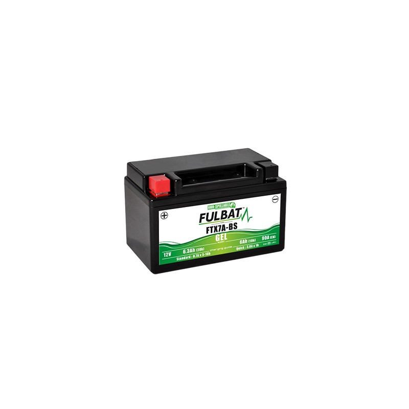 Batterie moto FTX7A-BS FULBAT GEL - 12V - 6.3Ah Batterie moto FTX7A-BS FULBAT GEL - 12V - 6.3Ah