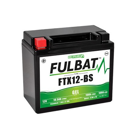 Batterie moto FTX12-BS FULBAT GEL - 12V - 10.5Ah