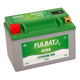 Batterie moto FLTX9 FULBAT - LITHIUM-ION - 12V - 3Ah (Capacité 10Ah)