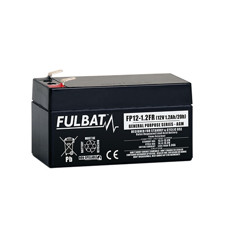 Batterie FULBAT FP12-1.2 FR - Plomb Standard - 12V - 1.2Ah - UL94.FR