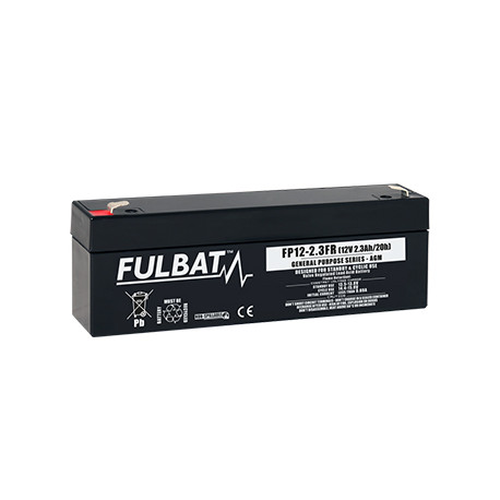 Batterie FULBAT FP12-2.3 FR - Plomb Standard - 12V - 2.3Ah - UL94.FR