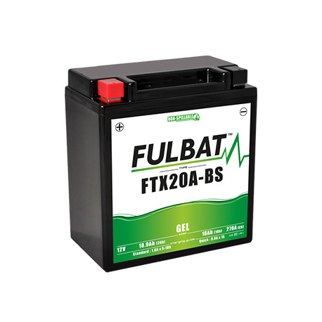Batterie moto FTX20A-BS FULBAT GEL - 12V - 18.9Ah