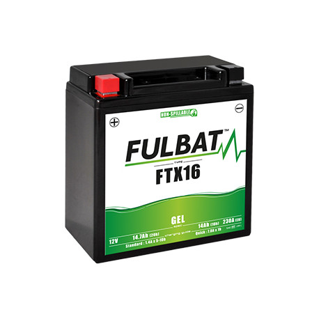 Batterie moto FTX16-BS FULBAT GEL - 12V - 14.7Ah