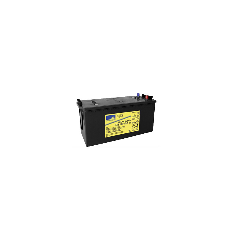 Batterie SB12/130A - EXIDE SOLAR - Plomb solaire - 12V - 130Ah
