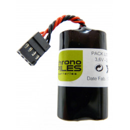Pack piles LS14500 - AA - Lithium - 3.6V - 2300mAh + Connecteur