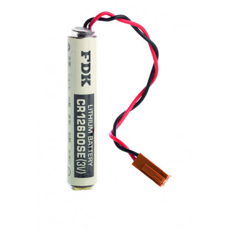Pile Lithium CR12600 CR2NP 3V pour GE Fanuc 90-70 avec connecteur