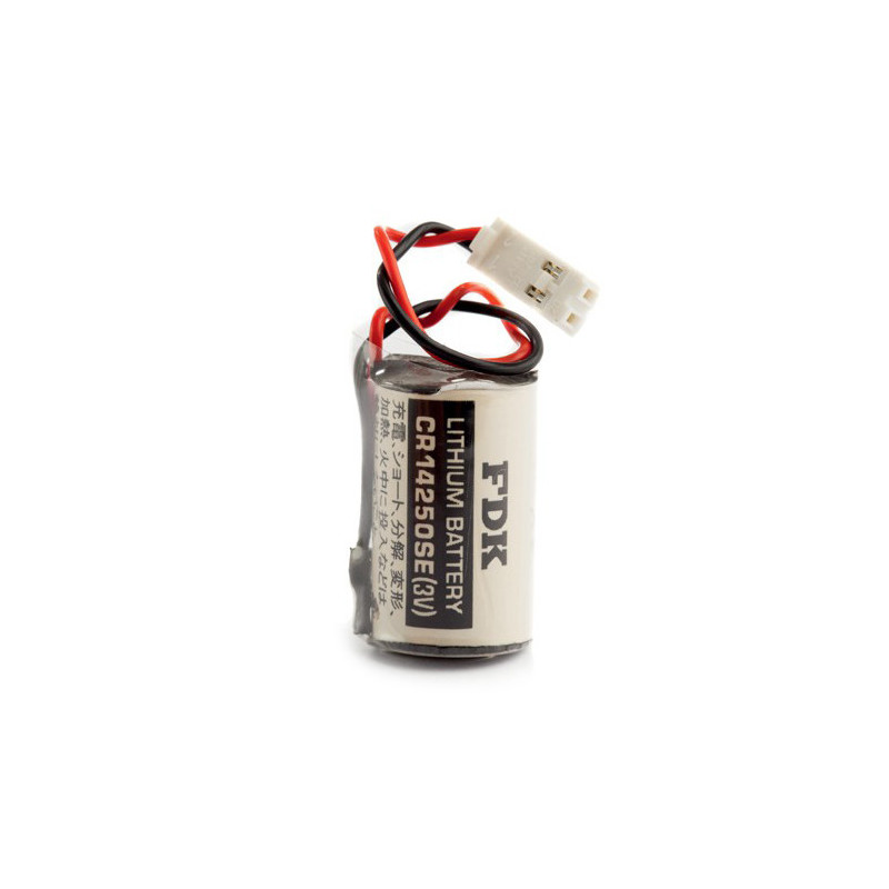Pile CR14250 - 1/2AA - Lithium - 3V - 850mAh + connecteur