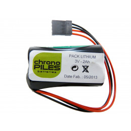 Pile VARTA CR - AA - Lithium - 3V - 2000mAh + Connecteur