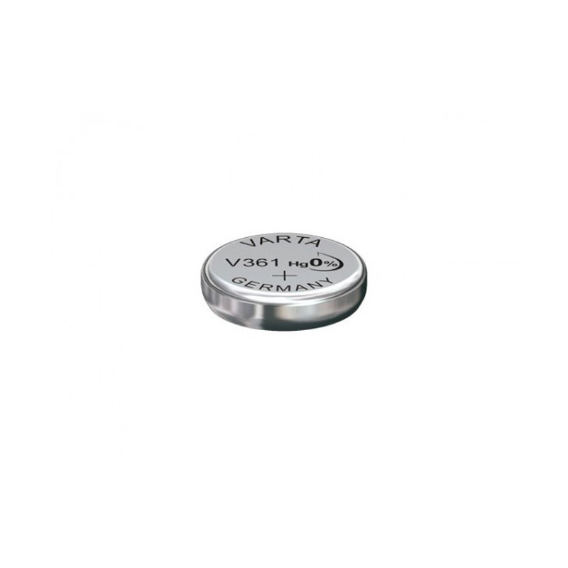 VARTA Pile Bouton Oxyde d'Argent - 361 - SR58W - SR721W - High impedance VARTA Pile Bouton Oxyde d'Argent - 361 - SR58W - SR721W - High impedance