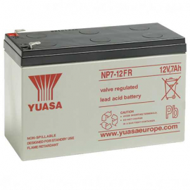 Batterie NP7-12 FR - YUASA - AGM - S65 - 12V - 7.0Ah