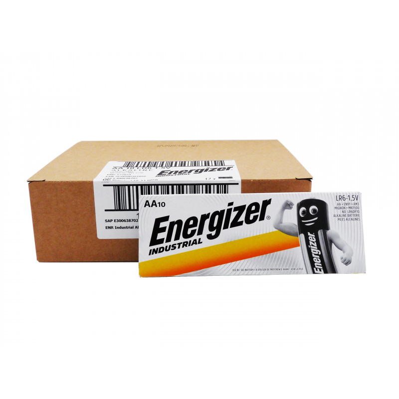Boite 120 piles LR6 ENERGIZER- AA Industrial - UM3 - 1.5V Boite 120 piles LR6 ENERGIZER- AA Industrial - UM3 - 1.5V