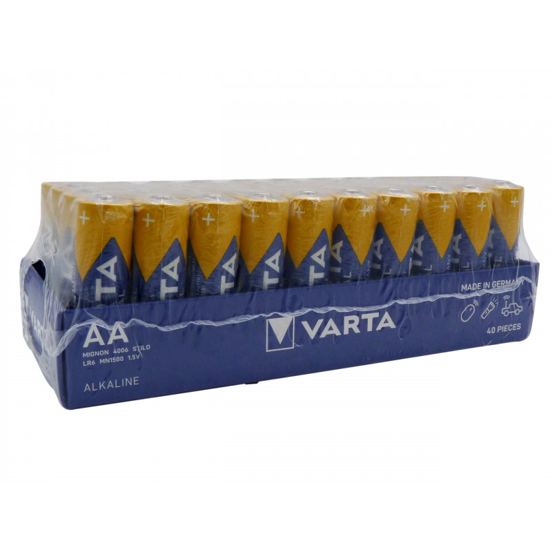 VARTA LR6 - LR06 - AA Industrial - UM3 - Boite de 40 VARTA LR6 - LR06 - AA Industrial - UM3 - Boite de 40