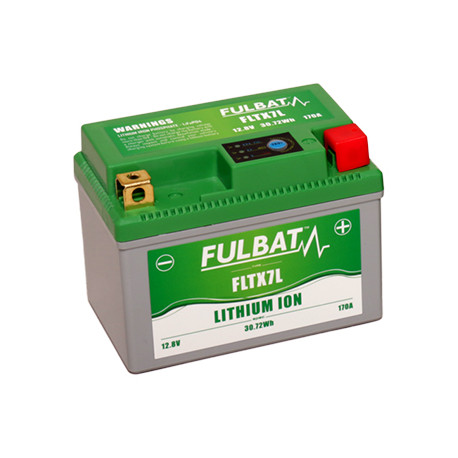 Batterie moto FULBAT FLTX7L - LITHIUM-ION - 12,8V - 2.4Ah (Capacité 6.3.Ah)