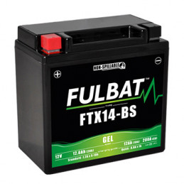 Batterie moto FTX14-BS FULBAT GEL - 12V - 12.6Ah