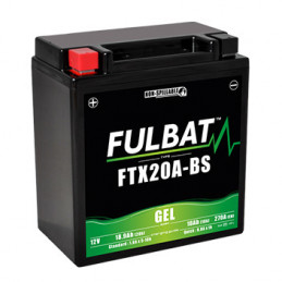 Batterie moto FTX20A-BS FULBAT GEL - 12V - 18.9Ah