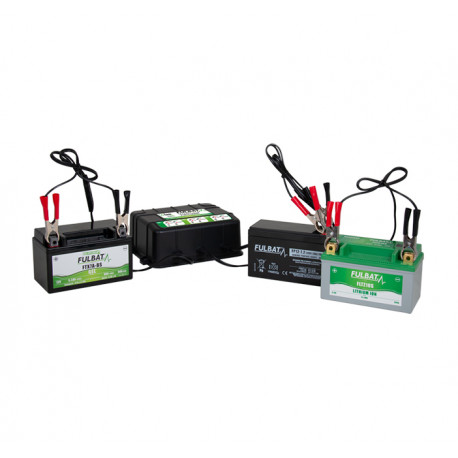 Chargeur batterie auto/moto FULBANK 2000 - FULBAT - Gel/AGM/Lithium - 6/12V - 3x2Ah