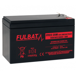 Batterie FULBAT FPH12-35W - Plomb Standard - 12V - 9Ah - VRLA - Spécial Onduleur
