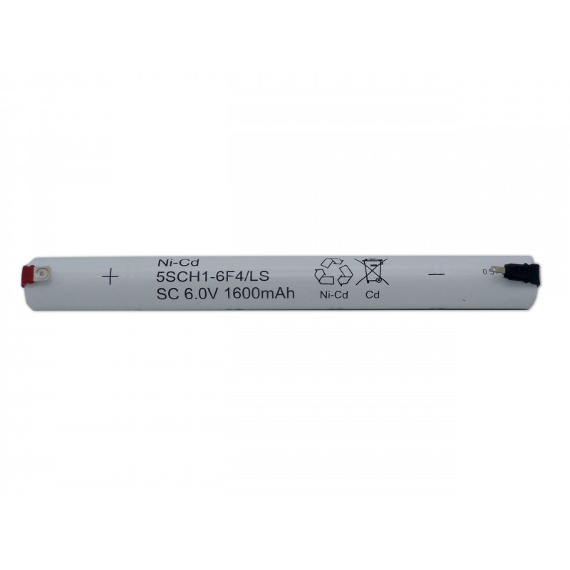 Pack Batteries Ni-Cd - 6V - 1.5Ah - 5KRMT 23/43 Pack Batteries Ni-Cd - 6V - 1.5Ah - 5KRMT 23/43
