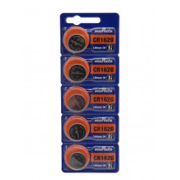 Pile Bouton CR1620 SONY - Carte de 5 - Lithium - 3V