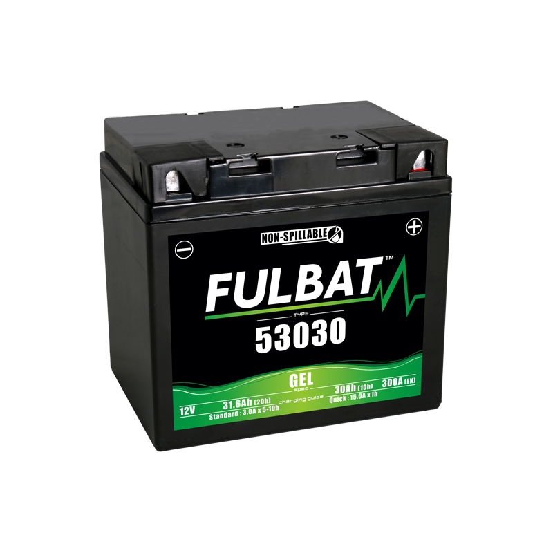 Batterie moto FULBAT 53030 - GEL - 12V - 31.6Ah Batterie moto FULBAT 53030 - GEL - 12V - 31.6Ah