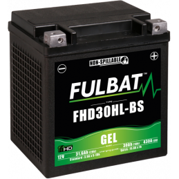 Batterie moto FULBAT FHD20HL-BS - GEL - 12V - 20Ah