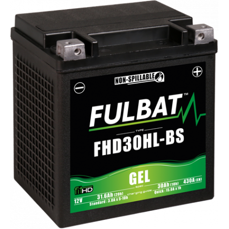 Batterie moto FULBAT FHD20HL-BS - GEL - 12V - 20Ah