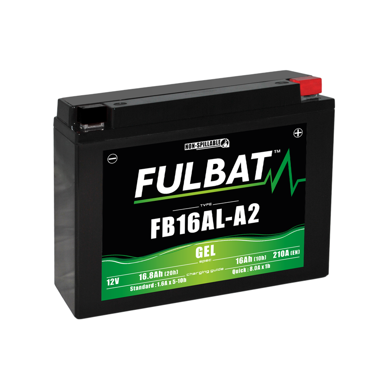 Batterie moto FULBAT FB16AL-A2 - GEL - 12V - 14.7Ah Batterie moto FULBAT FB16AL-A2 - GEL - 12V - 14.7Ah
