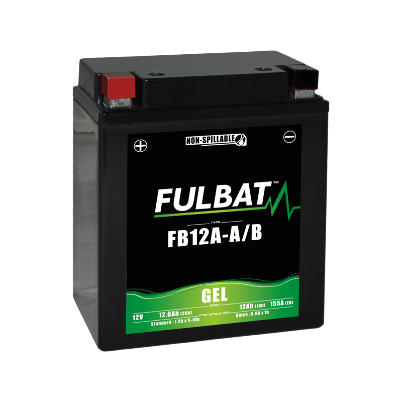 Batterie moto FULBAT FB12A-A/B - GEL - 12V - 12.6Ah Batterie moto FULBAT FB12A-A/B - GEL - 12V - 12.6Ah