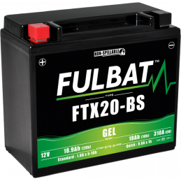 Batterie moto FULBAT FB10L-A2/B2 - GEL - 12V - 11.6Ah