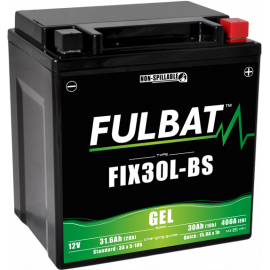 Batterie moto FULBAT FIX30L-BS  - GEL - 12V - 31.6Ah