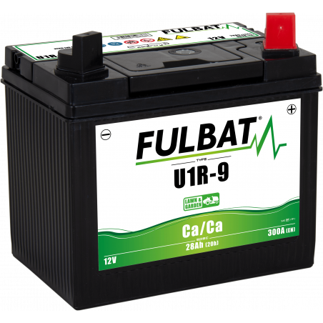 Batterie FULBAT U1-R9 CA/CA -  pour machines de garden - Plomb - 12V - 28Ah