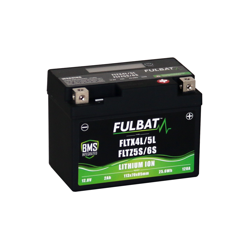 Batterie moto FULBAT FLTX4L/5L - FLTZ5S/6S - LITHIUM-ION - 12V - 2Ah Batterie moto FULBAT FLTX4L/5L - FLTZ5S/6S - LITHIUM-ION - 12V - 2Ah