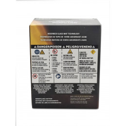 Batterie moto DEKA ETX15 - 12V – 14Ah