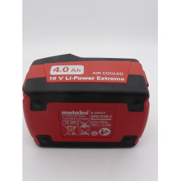 Batterie origine METABO - Li-Ion 18V / 4 Ah - 6.25527 / 6.25591