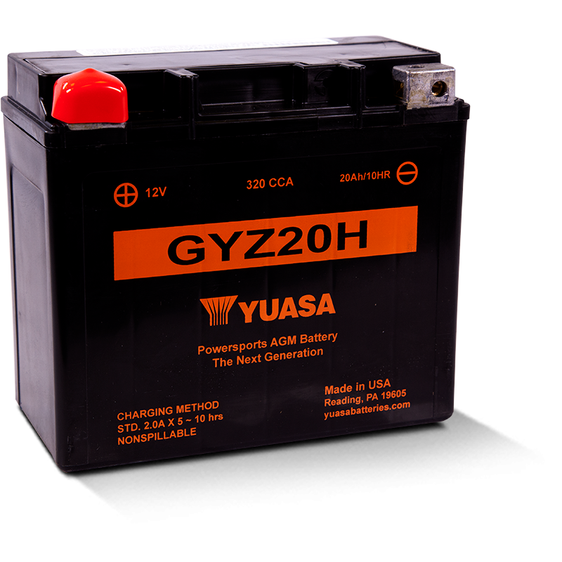 Batterie Moto YUASA GYZ20H - Plomb - 12V – 21.1Ah Batterie Moto YUASA GYZ20H - Plomb - 12V – 21.1Ah